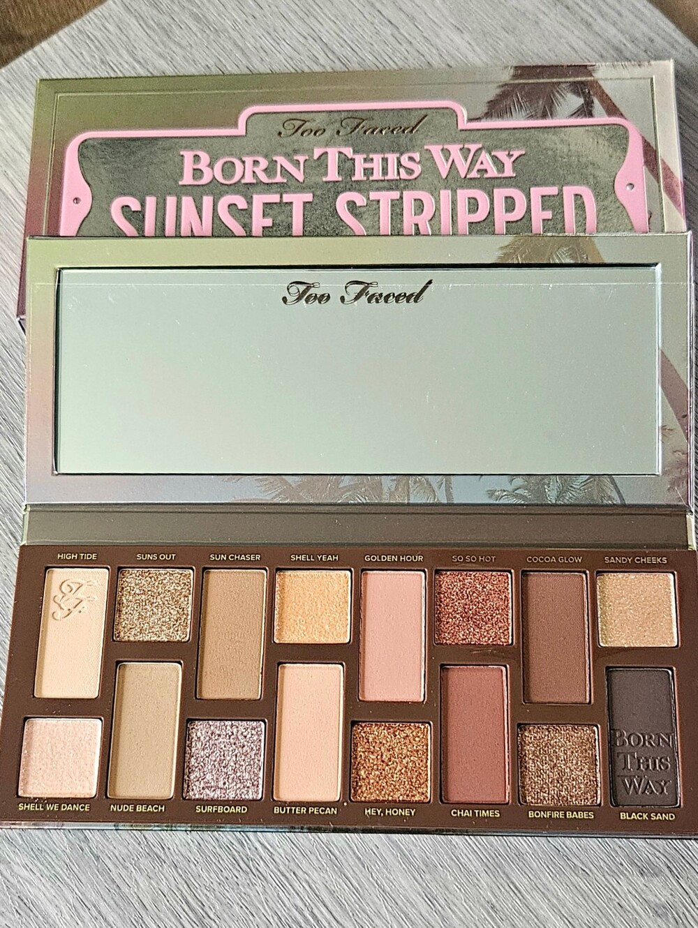 TOO FACED Born This Way Sunset Stripped Eyeshadow Palette NEW MSRP $58